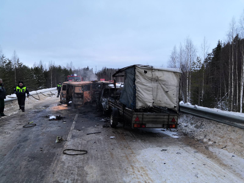 В Архангельской области в ДТП с инкассаторским автомобилем погиб человек